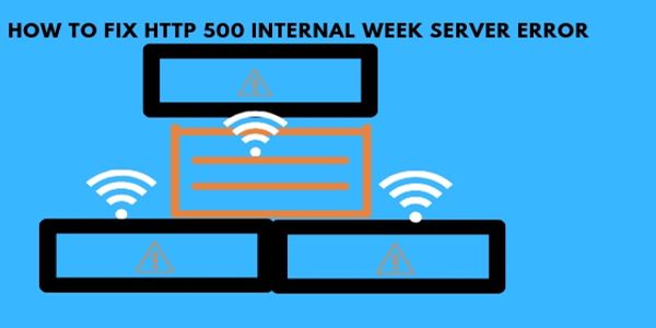 how to fx http 500 error on week server