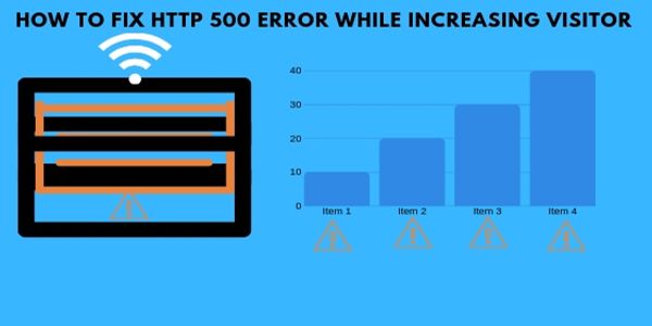 how to fix http 500 error while increasing visitor