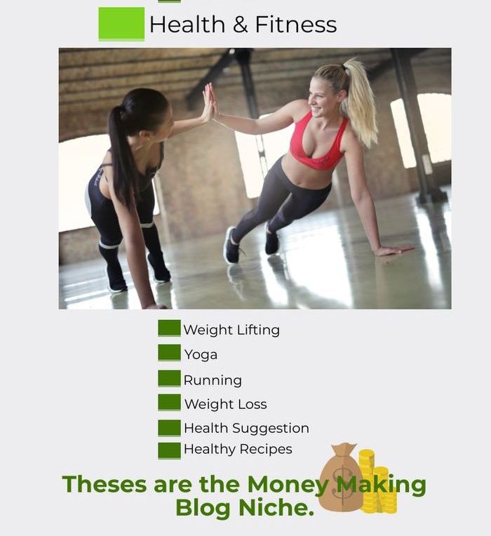 health and fitness niche