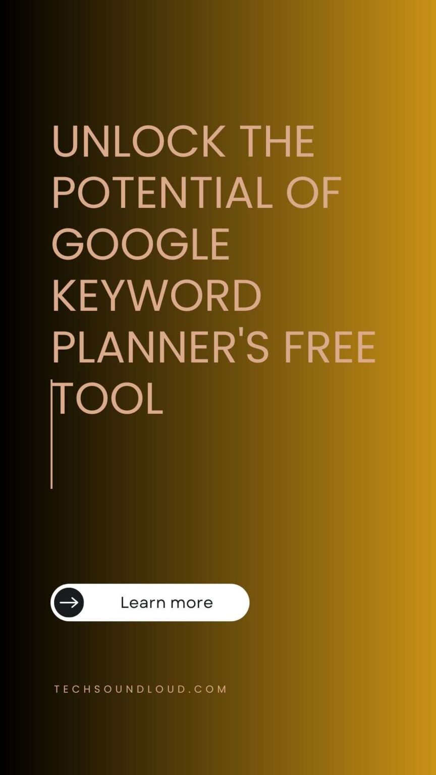 Google Keyword Planner free tool
