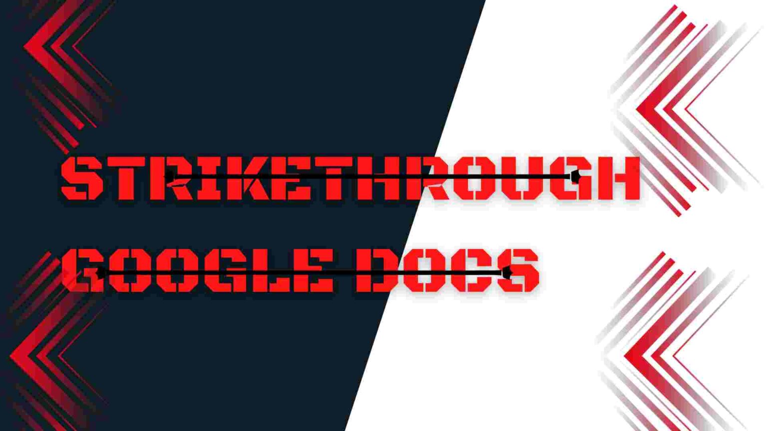 strikethrough google docs